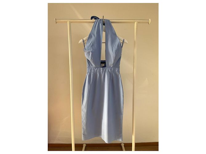 Abito in cotone blu Dsquared2 - vista 7