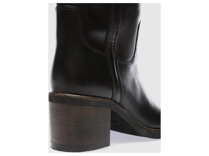 Botas Seenia Isabel Marant de piel negra Negro - vista 2