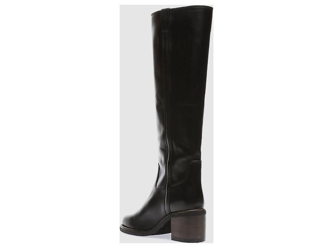 Botas Seenia Isabel Marant de piel negra Negro - vista 3