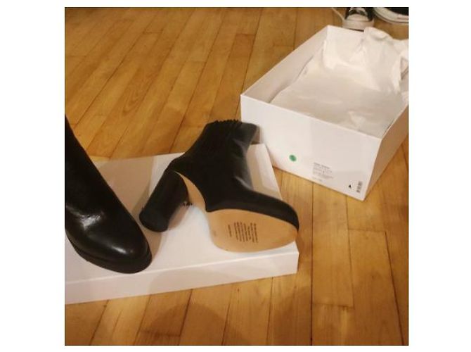Stivaletti LILDE Isabel Marant in pelle nera Nero - vista 10