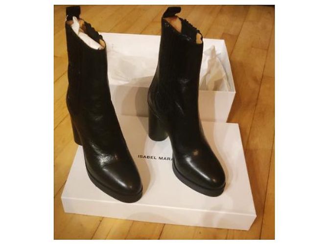 Stivaletti LILDE Isabel Marant in pelle nera Nero - vista 11