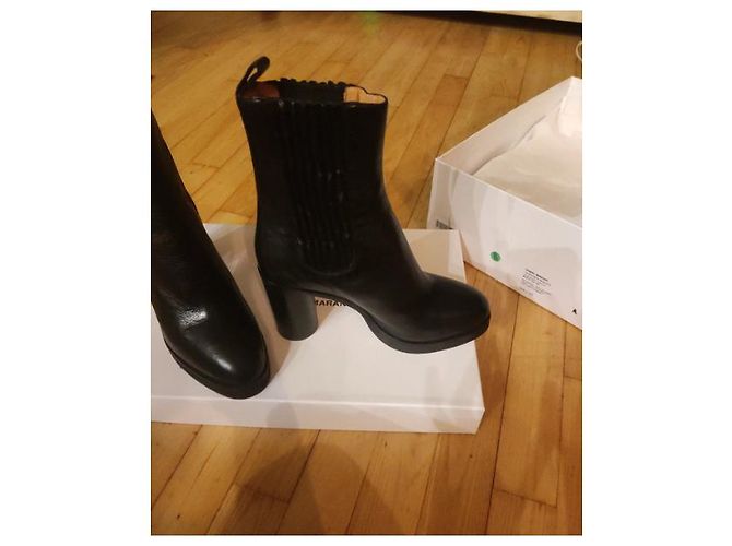 Stivaletti LILDE Isabel Marant in pelle nera Nero - vista 2