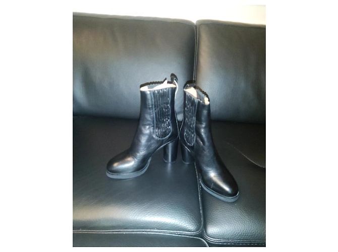 Stivaletti LILDE Isabel Marant in pelle nera Nero - vista 4