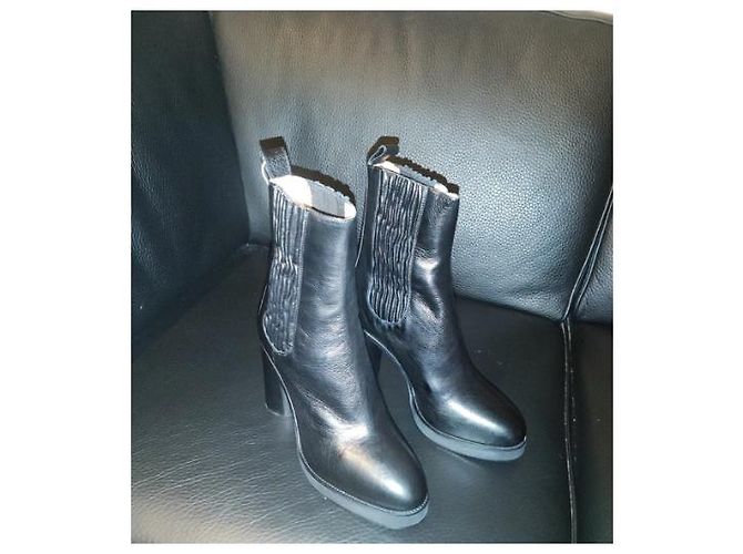 Stivaletti LILDE Isabel Marant in pelle nera Nero - vista 7