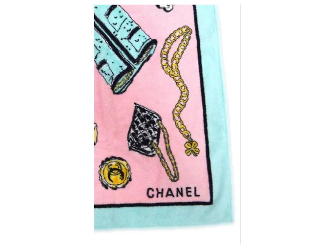 Toalla chanel Rosa Azul - vista 2