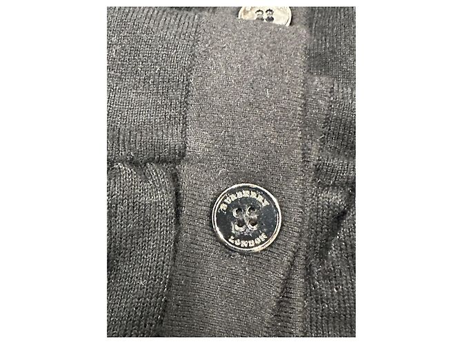 Burberry Pullover Grau aus Wolle und Seide S - Ansicht 6