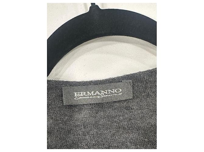 Ermanno Scervino Pullover Grau aus Viskose - Ansicht 3