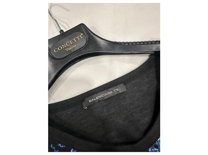 Balenciaga Kleid Schwarz Polyester Größe 40 - Ansicht 3