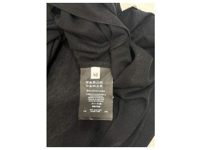 Balenciaga Kleid Schwarz Polyester Größe 40 - Ansicht 5