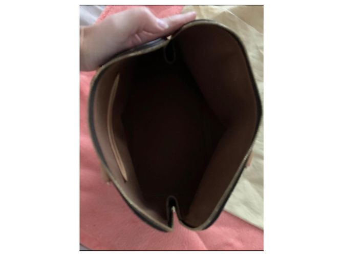 Bolso Louis Vuitton Alma Monograma Cuero Marrón Oscuro - vista 6