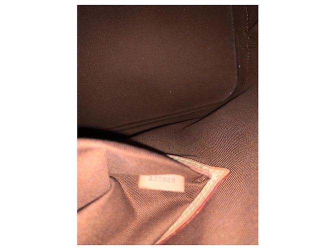 Bolso Louis Vuitton Alma Monograma Cuero Marrón Oscuro - vista 8