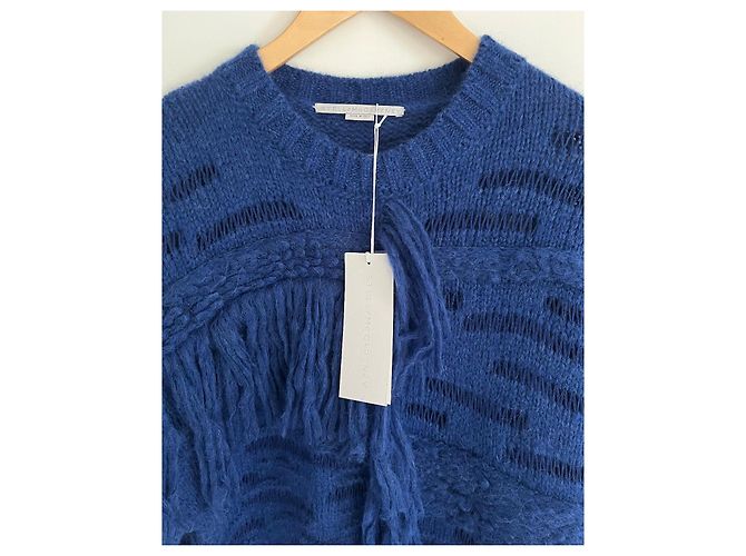Stella Mc Cartney Pulôver oversized Stella McCartney azul de lã de alpaca - vista 2