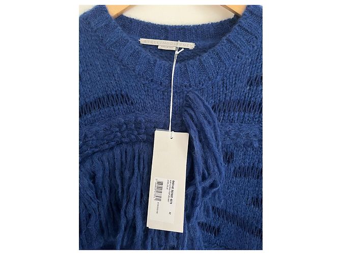 Stella Mc Cartney Pulôver oversized Stella McCartney azul de lã de alpaca - vista 4