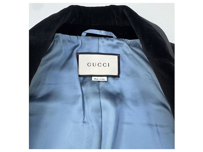 Gucci Hollywood Samtblazer schwarz - Ansicht 9