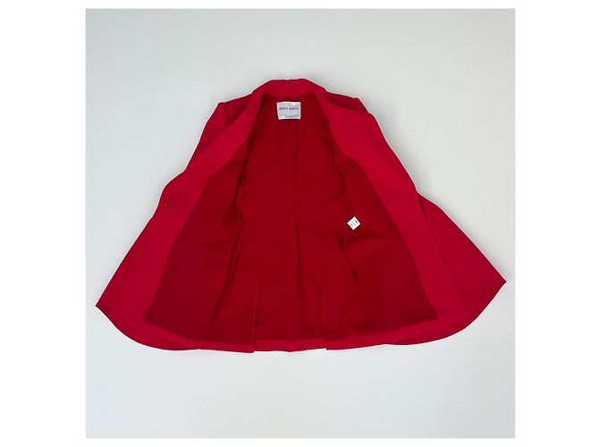 Skulpturaler Blazer von Prabal Gurung Rot - Ansicht 4