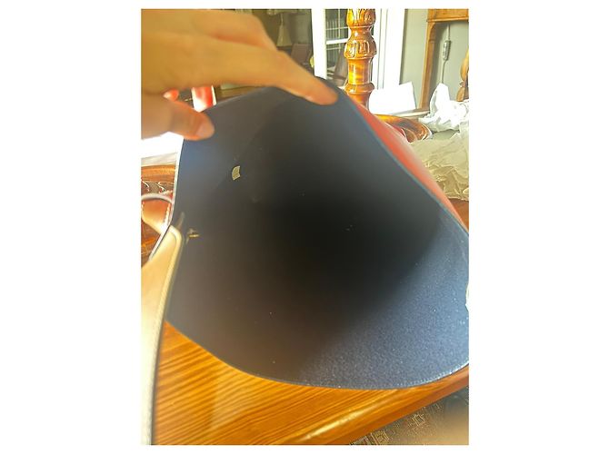 Borsa a mano Céline Twisted in pelle rossa beige e marrone chiaro Rosso - vista 18