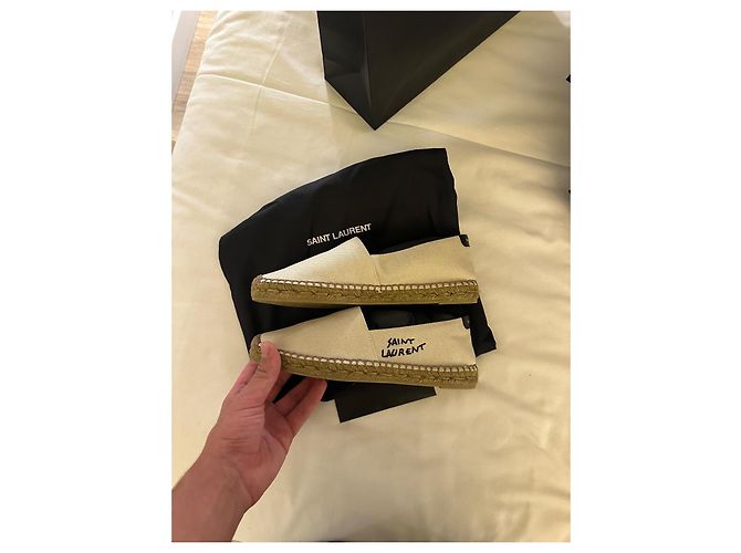 Espadrilla Yves Saint Laurent Beige - vista 10
