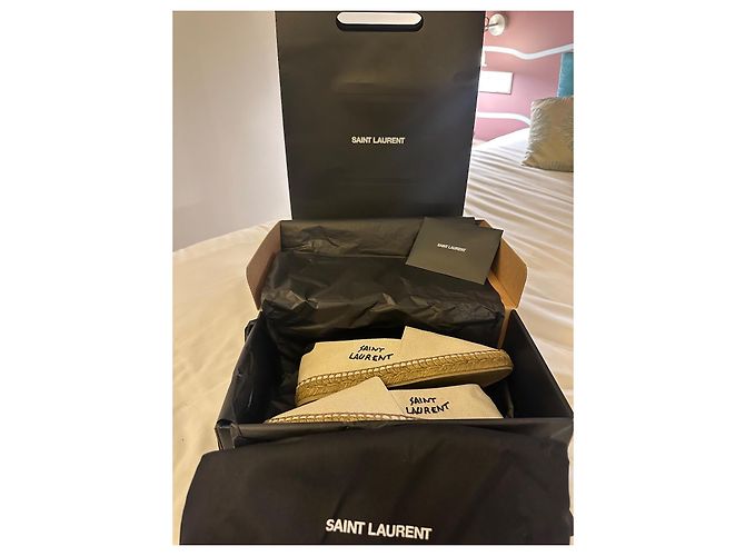 Espadrilla Yves Saint Laurent Beige - vista 4