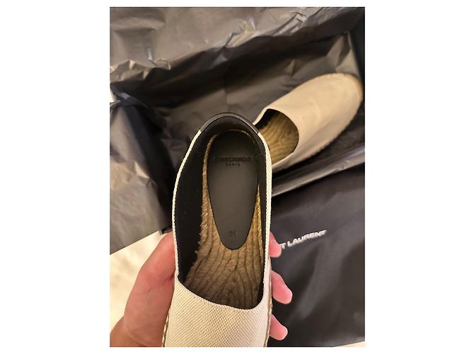 Espadrilla Yves Saint Laurent Beige - vista 5