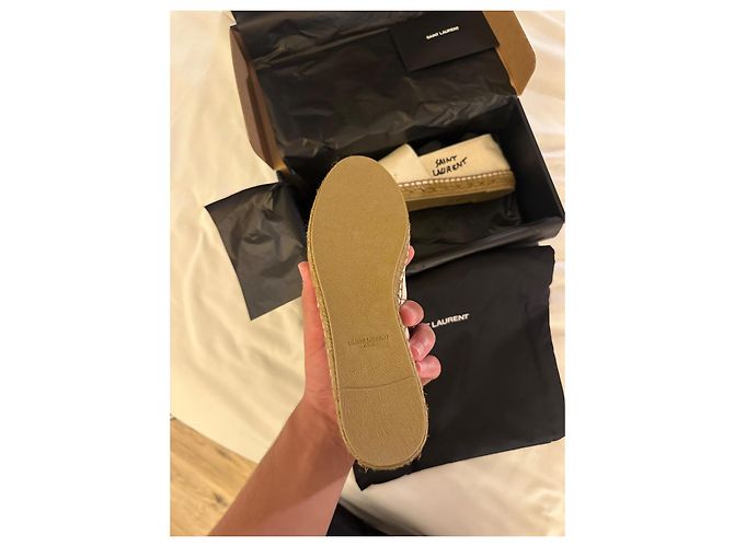 Espadrilla Yves Saint Laurent Beige - vista 6