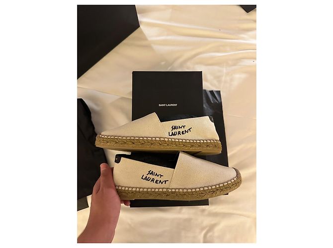 Espadrilla Yves Saint Laurent Beige - vista 9
