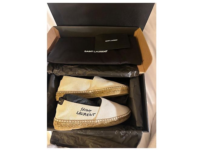 Espadrillas Yves Saint Laurent Beige - vista 3