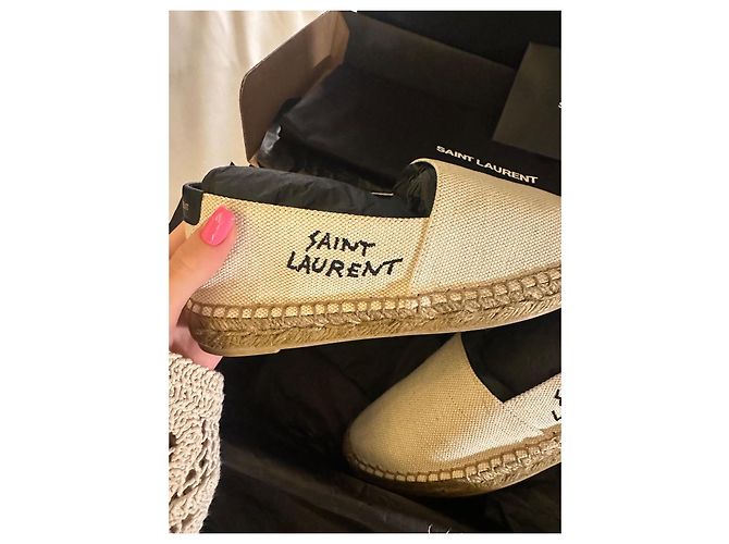 Espadrillas Yves Saint Laurent Beige - vista 4