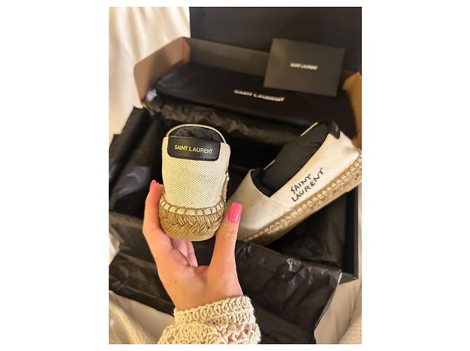 Espadrillas Yves Saint Laurent Beige - vista 5
