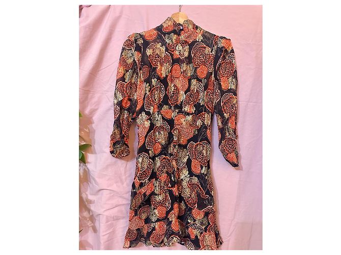 Ba&Sh Rotes Blumen Mini Kleid - Ansicht 2