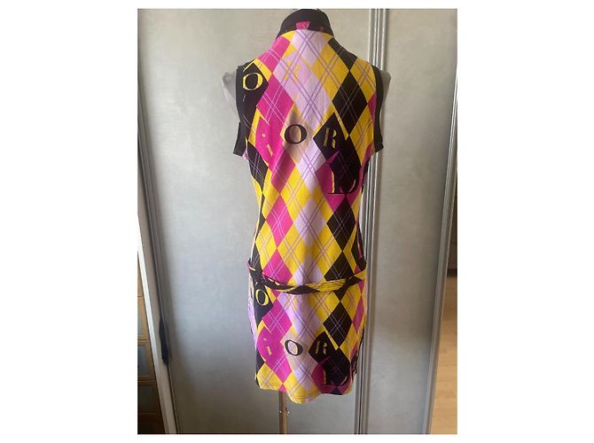 Dior Argyle Polo Dress Multicolore Cotton Multiple colors - view 5