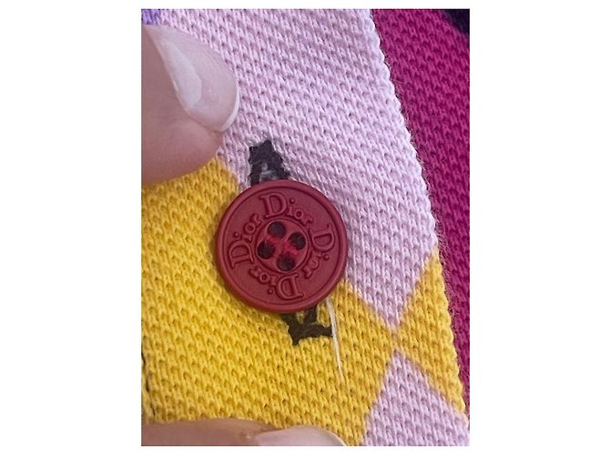 Dior Argyle Polo Dress Multicolore Cotton Multiple colors - view 7