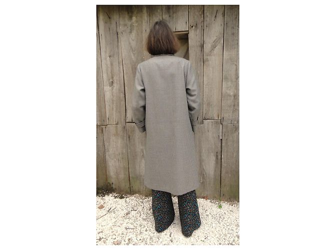 Autre Marque Abrigo Akylon Paris Gris Lana - vista 2