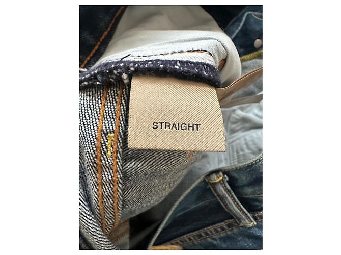 Jeans Burberry in Cotone Blu Scuro - vista 5