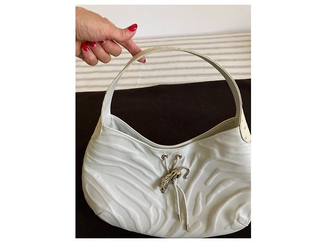 Cartier Panthère Ledertasche in Eggshell Aus weiß - Ansicht 2