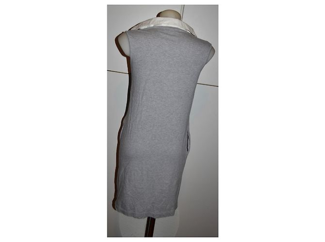 Vestido mini Malo de algodón gris XS - vista 3