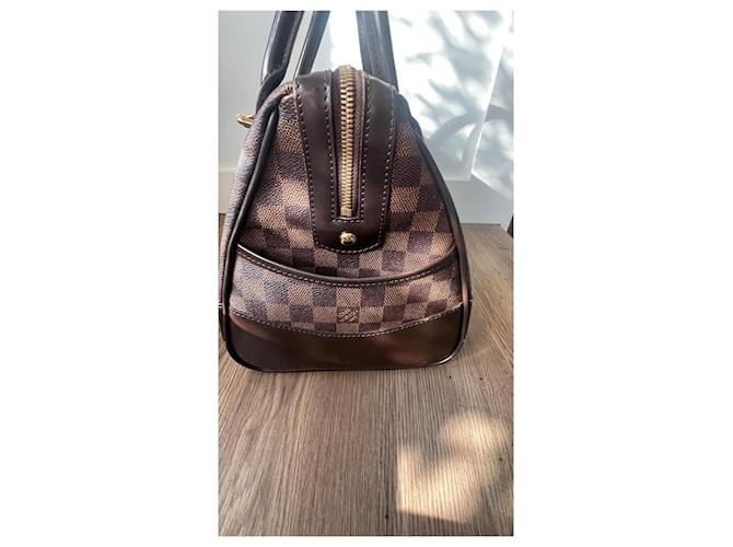 Louis Vuitton Berkeley Tela Damier Ebene Marrone - vista 7