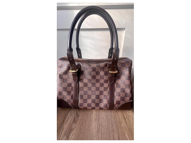 Louis Vuitton Berkeley Tela Damier Ebene Marrone - vista 9