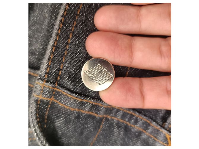 Jean Paul Gaultier Junior Gaultier vintage giubbotto di jeans Nero - vista 7