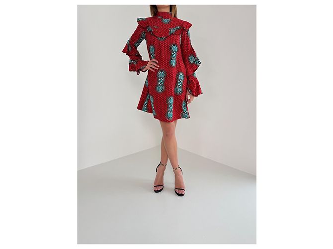 Colección Primavera 2016 de Stella Jean, Look 29 Multicolor - vista 2