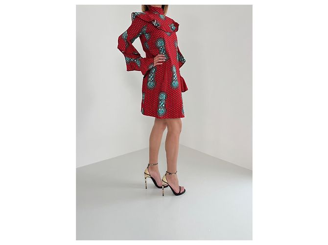 Colección Primavera 2016 de Stella Jean, Look 29 Multicolor - vista 4
