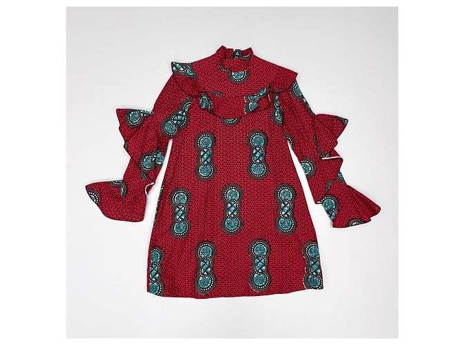 Colección Primavera 2016 de Stella Jean, Look 29 Multicolor - vista 5