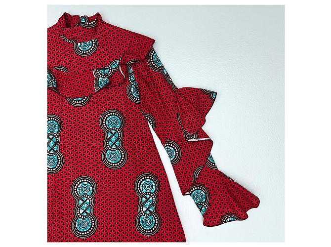 Colección Primavera 2016 de Stella Jean, Look 29 Multicolor - vista 9