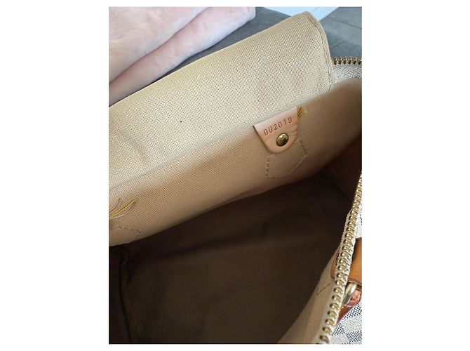 Borsa a mano Louis Vuitton Speedy 30 Beige in Pelle - vista 7