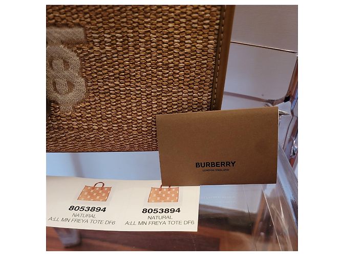 Burberry Borsa tote Freya mini Beige - vista 13