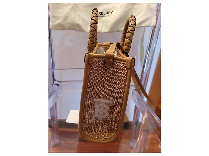 Burberry Borsa tote Freya mini Beige - vista 14