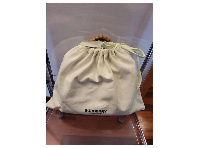 Burberry Borsa tote Freya mini Beige - vista 15
