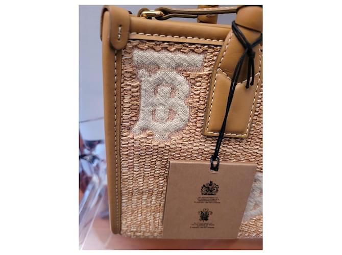 Burberry Borsa tote Freya mini Beige - vista 3