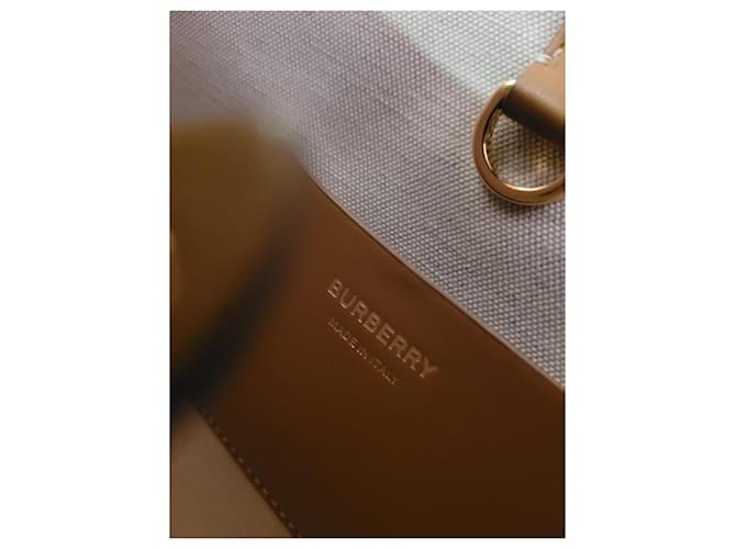 Burberry Borsa tote Freya mini Beige - vista 4