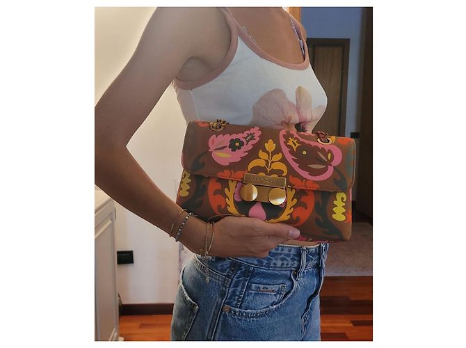 Maliparmi "Malìparmi"  Borsa a Tracolla Pink Multicolore - vista 16