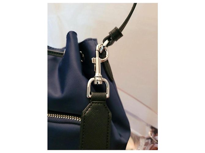 Borsa a secchiello Bucket "VIRGINIA" Tory Burch" Blu scuro - vista 2
